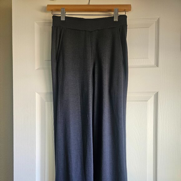 Wool& Frame Merino Wool Ponte Culotte - XS Washed Navy - Picture 2 of 9